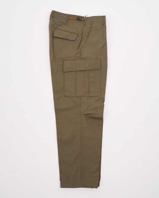 Momotaro Back Satin Brown Cargo Pants (Slim Tapered) 36 / Brown
