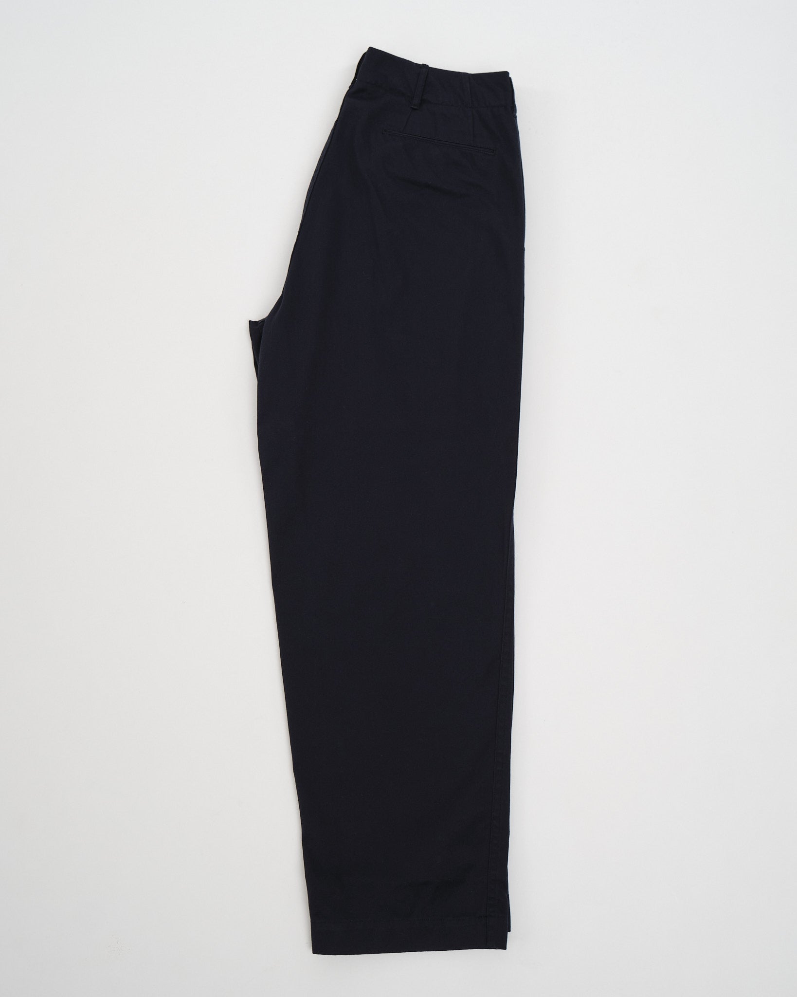 Wide Chino Pants Navy