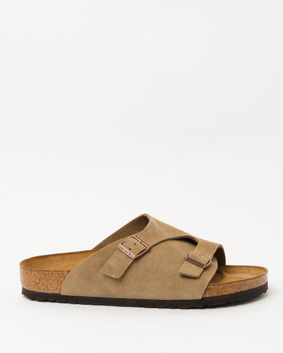 Arizona Soft Footbed Suede Taupe by Birkenstock ▶️ Meadow Store