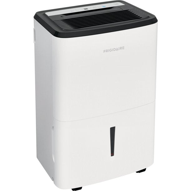 Frigidaire 50-Pint Dehumidifier with Effortless Humidity Control, White