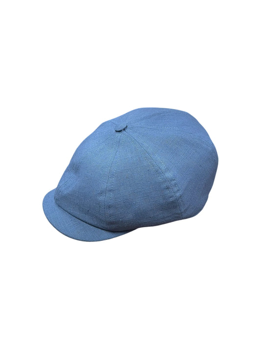Linen 'Brooklyn' Newsboy Cap