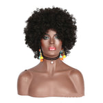 African Small Curly Afro Wig Headgear