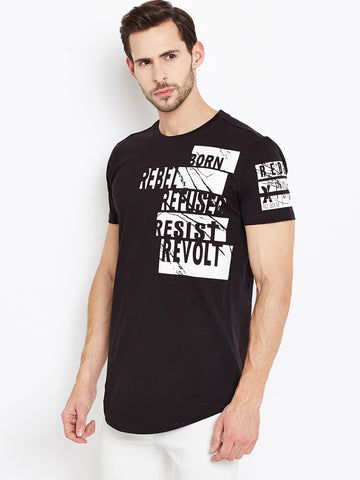 Mens black tshirt