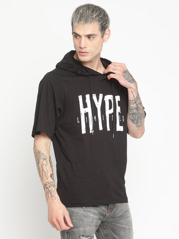 black oversized t-shirts for men