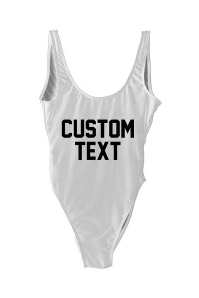 Custom Text Swimsuit