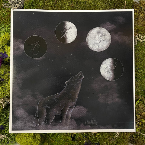 Wolf Moon Art Print 