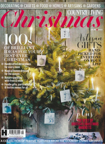 Country living magazine christmas 2023 cover
