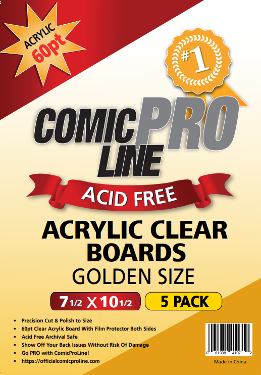 Ultra Pro Comic Boards - Golden #80253