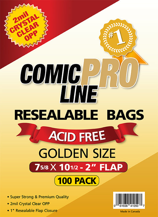 Comic Care Current Comic Bags 100 Pack Polypropylene