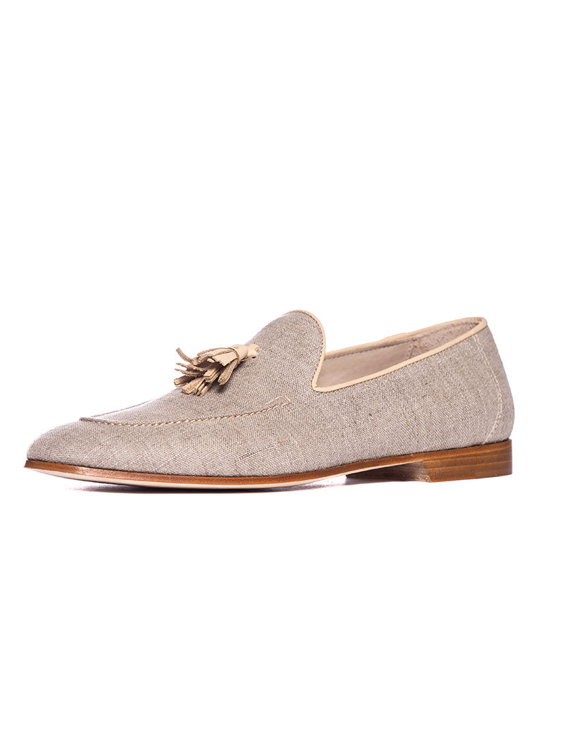 mens linen loafers