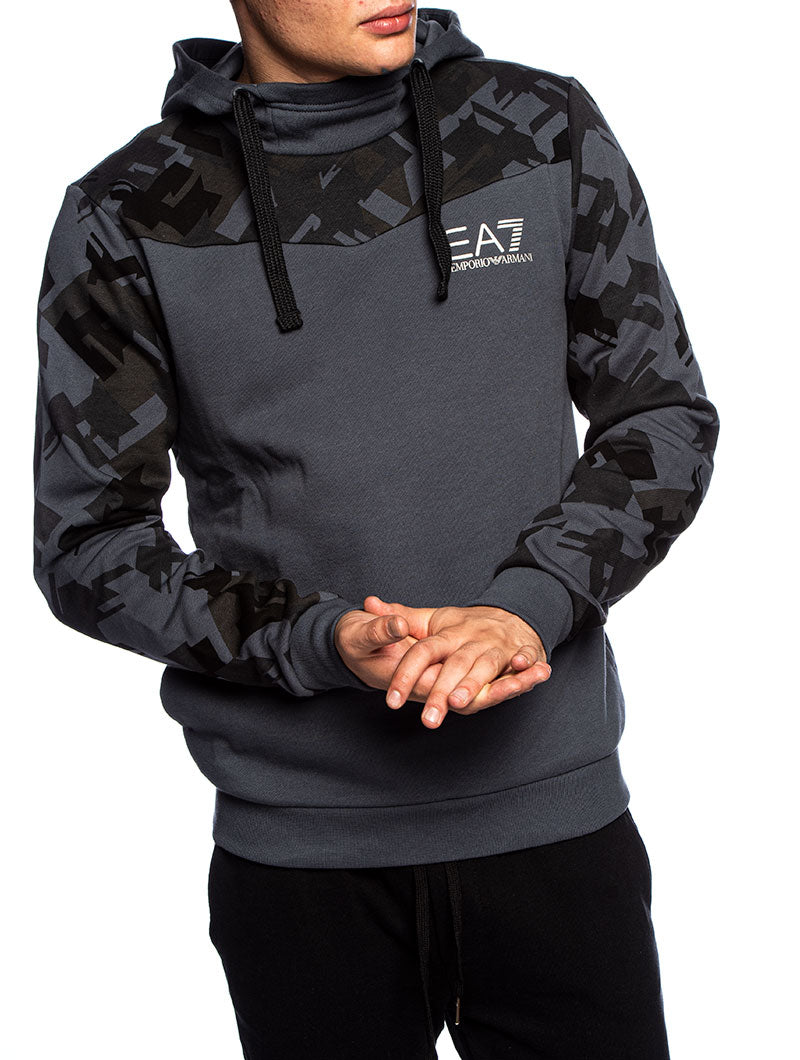 ea7 camo hoodie