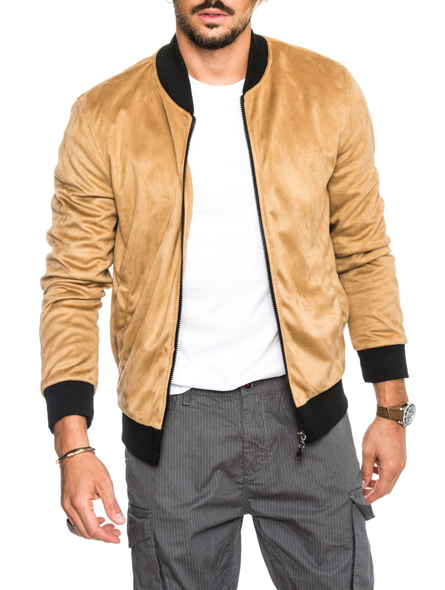 BERGON BOMBER JACKET IN CAMEL – Nohow Style
