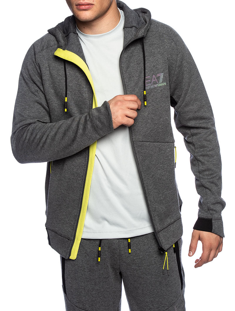 ea7 grey hoodie