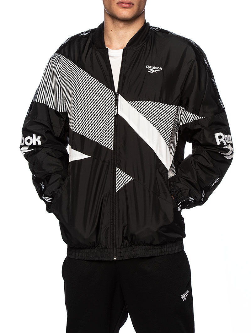 reebok black and white jacket