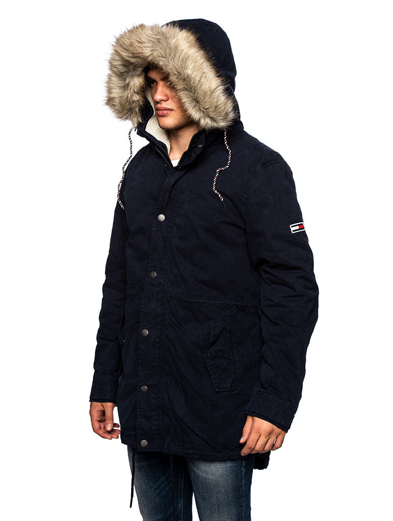 tommy hilfiger tjm lined parka