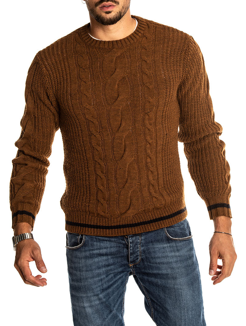 COLT CREWNECK SWEATER IN RUST – Nohow Style