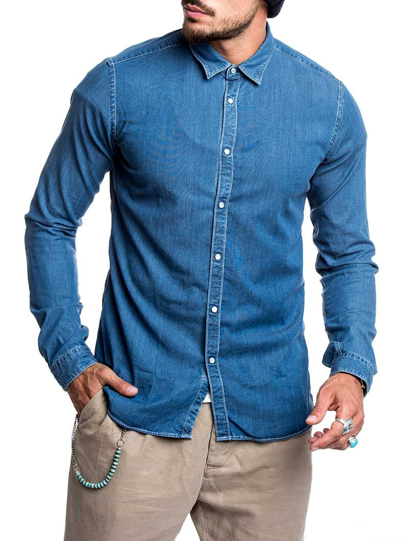 MEN'S CLOTHING | DENIM JEANS SHIRT | NOHOW SUMMER COLLECTION | NOHOW ...