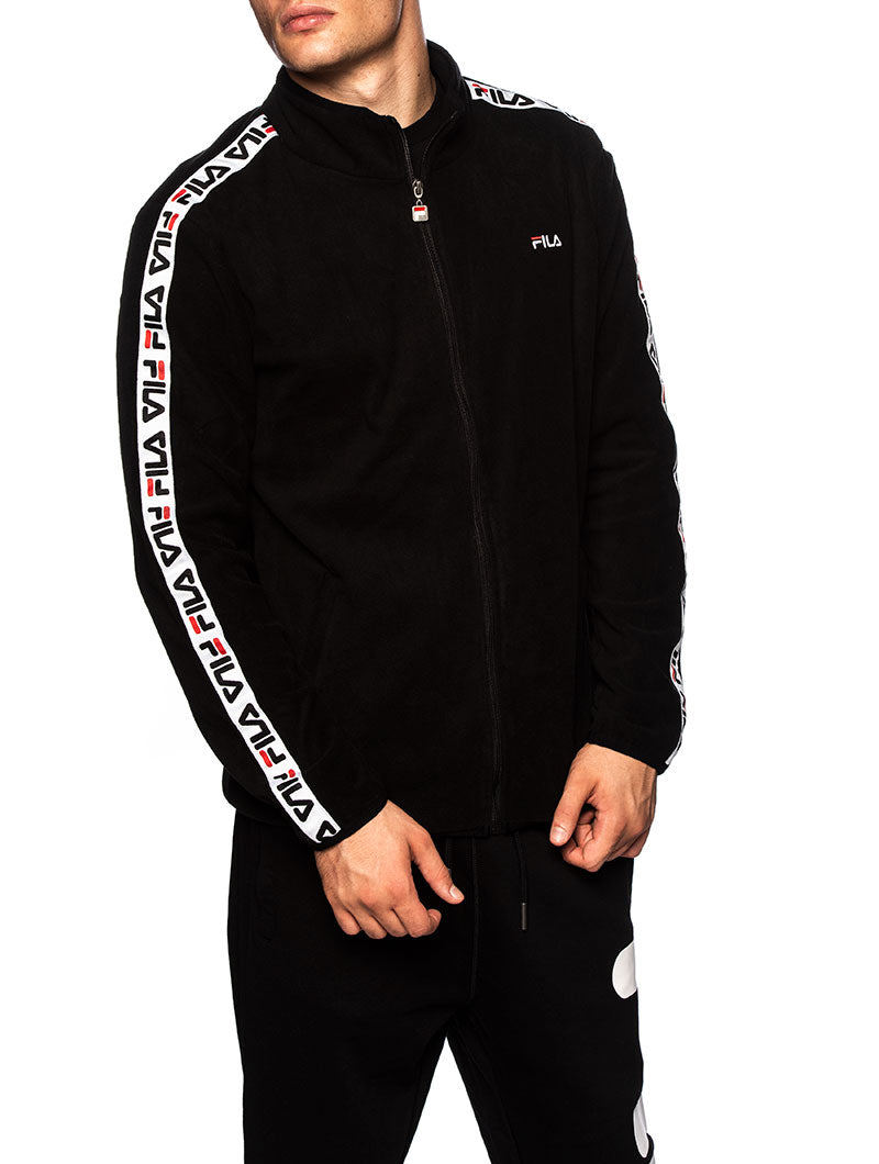 fila hoodie mens black