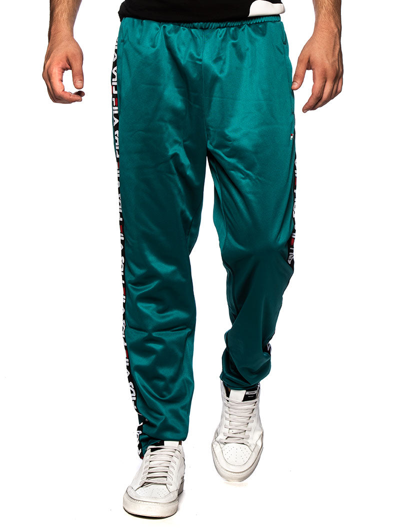 green track pants mens
