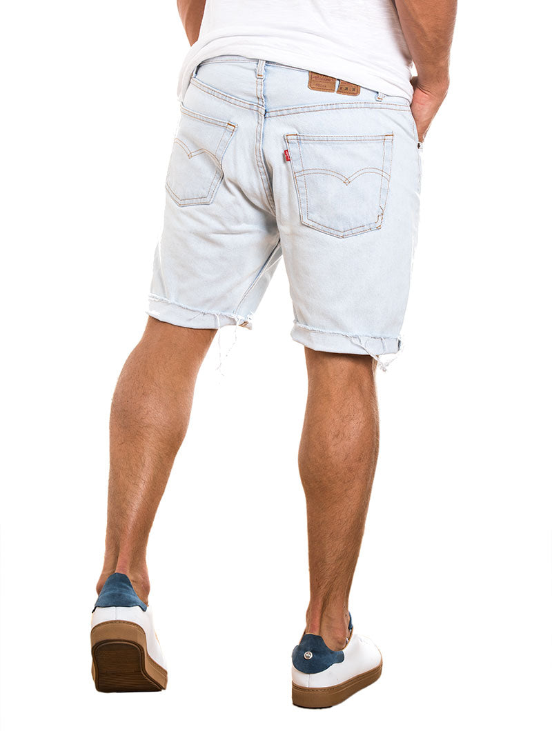 levi's distressed bermuda shorts