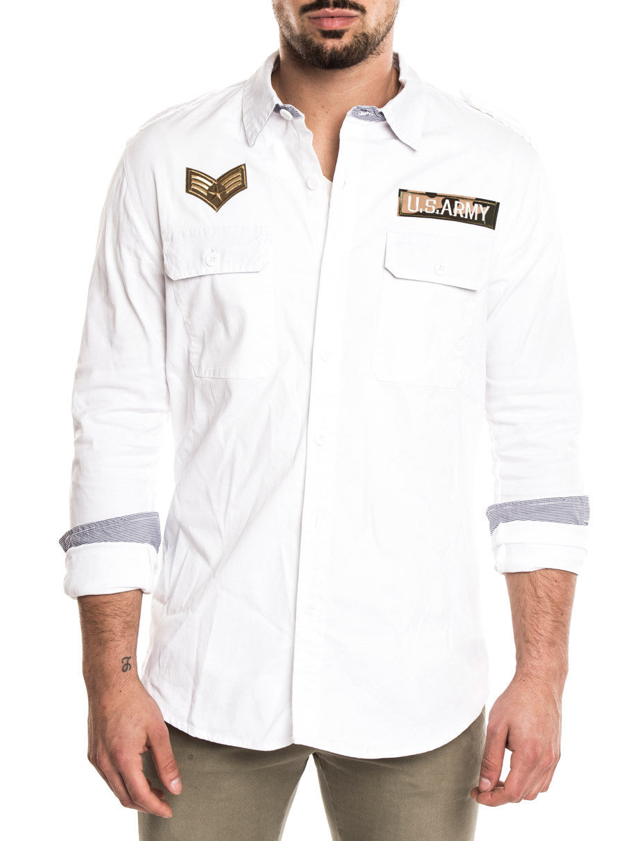WHITE ARMY SHIRT – Nohow Style