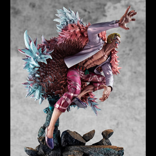 Megahouse Donquixote Doflamingo One Piece Sa Maximum Heavenly Demon Portrait Of Pirates Figure Zettai Hobby