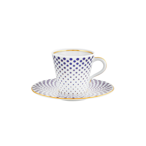 Revol coffee cup and saucer - black