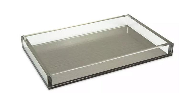 Lucite - Acrylic Rectangular Clear Tray – Il'argento USA