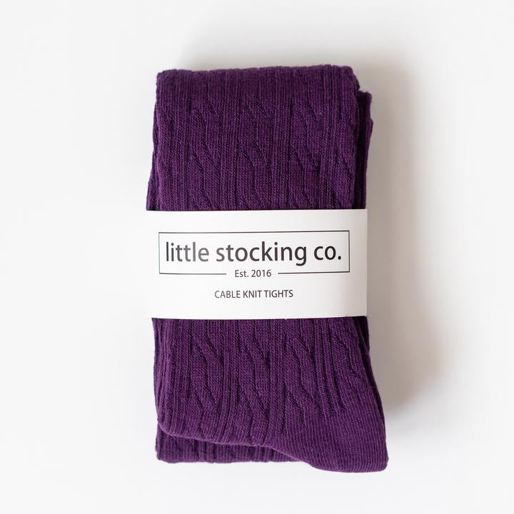 Little Stocking Co. Forest Green Cable Knit Tights – Little Josie's