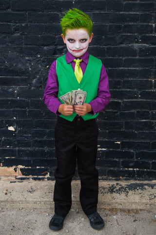 how to make joker costume for kids