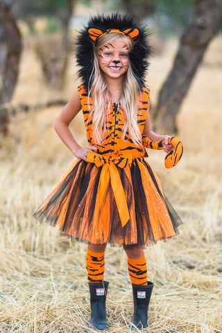 Girls Tiger Tutu Costume