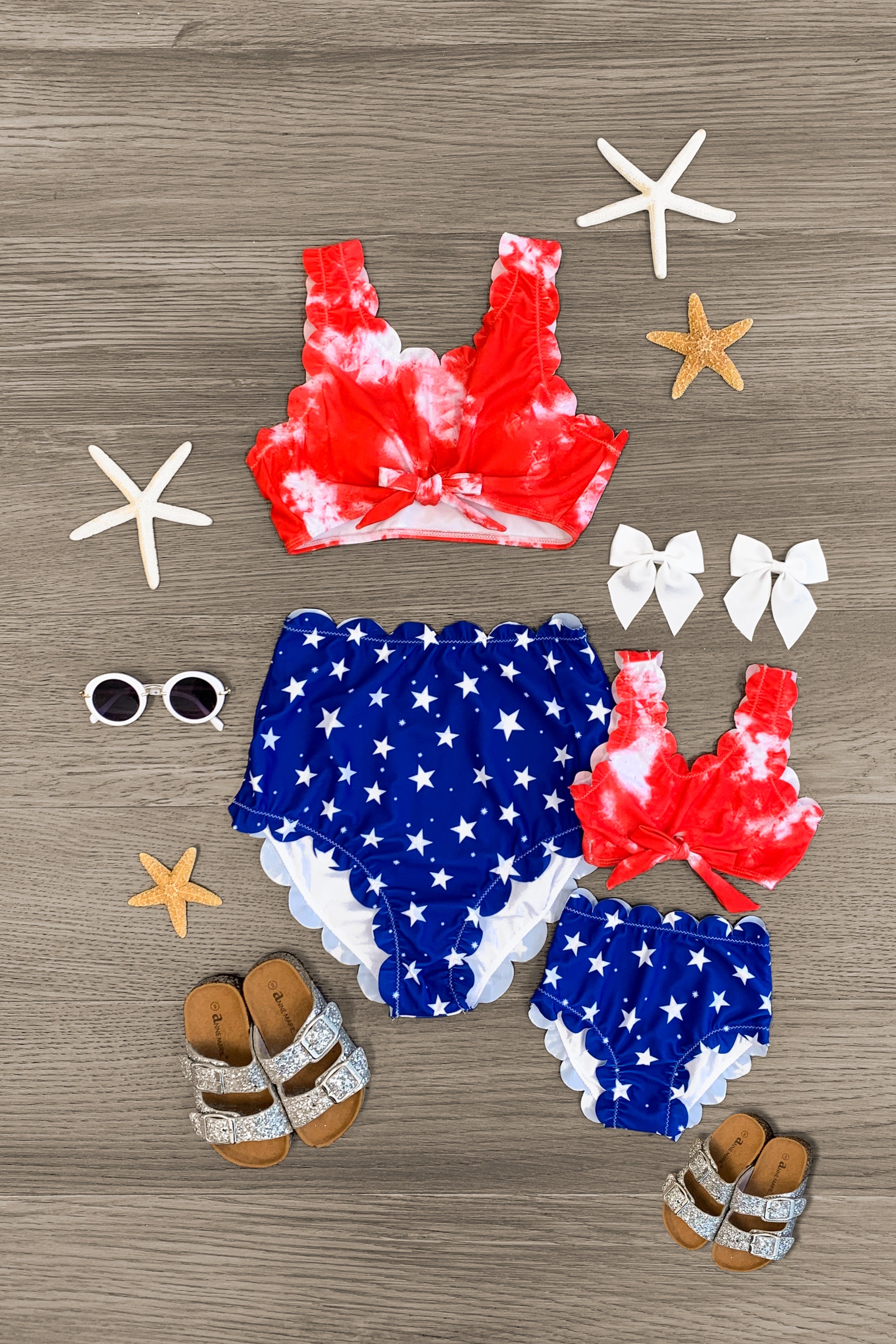 Mom & Me - American Star Tie Dye Bikini | Sparkle In Pink