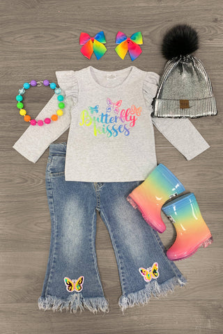 Minnie LV Inspired Flare Pants Outfit – Sparkling Unicorn Children's  Boutique