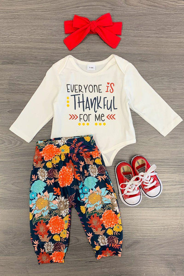 "Everyone Is Thankful For Me" Onesie Set