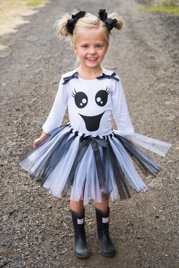 Ghost Tutu Costume Set | Sparkle In Pink