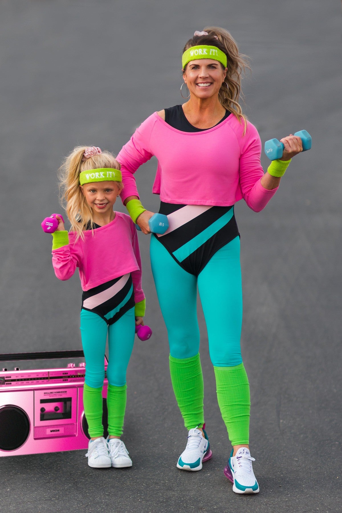Mom & Me - '80s Workout Costume - COMPLETE SET! | Sparkle In Pink