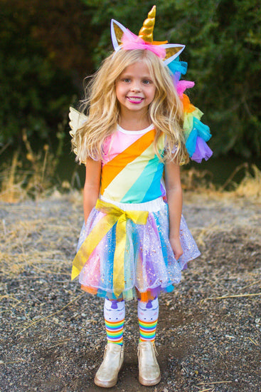 Mom & Me Unicorn Costume- INCLUDES COMPLETE 4 PC SET! | Sparkle In Pink