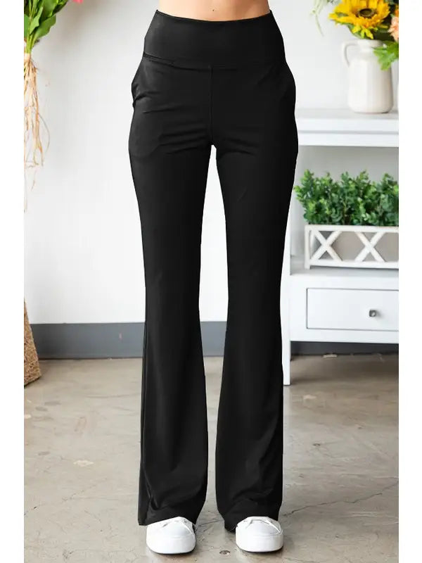 Rae Mode Cotton Stretch Twill Flared Pants – Three Birdies Boutique