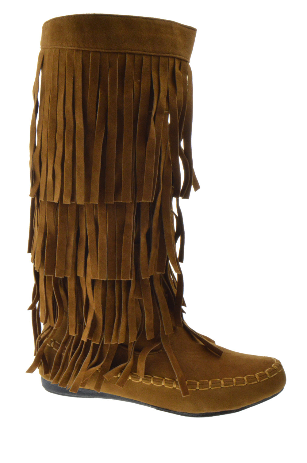 mudd fringe moccasin boots