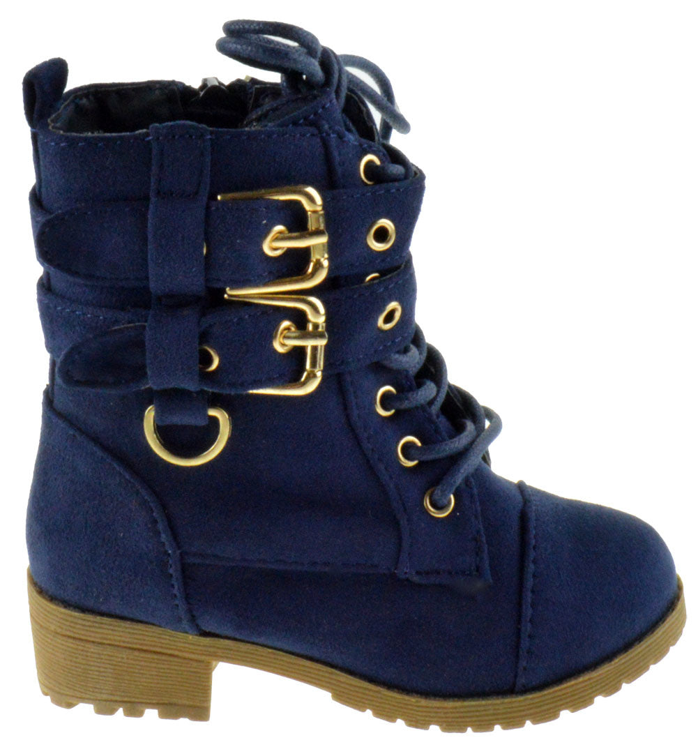 royal blue combat boots