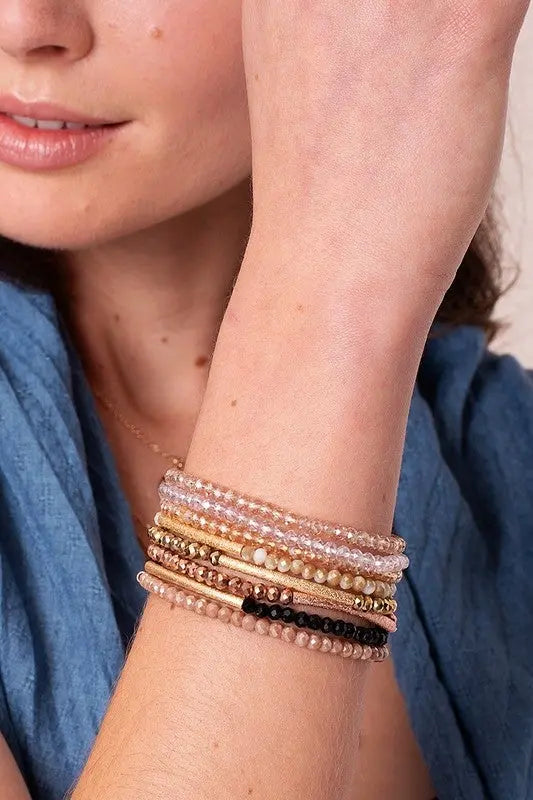 Louyue Bohemian Tassel Beaded Bracelets – Jolie Vaughan Mature