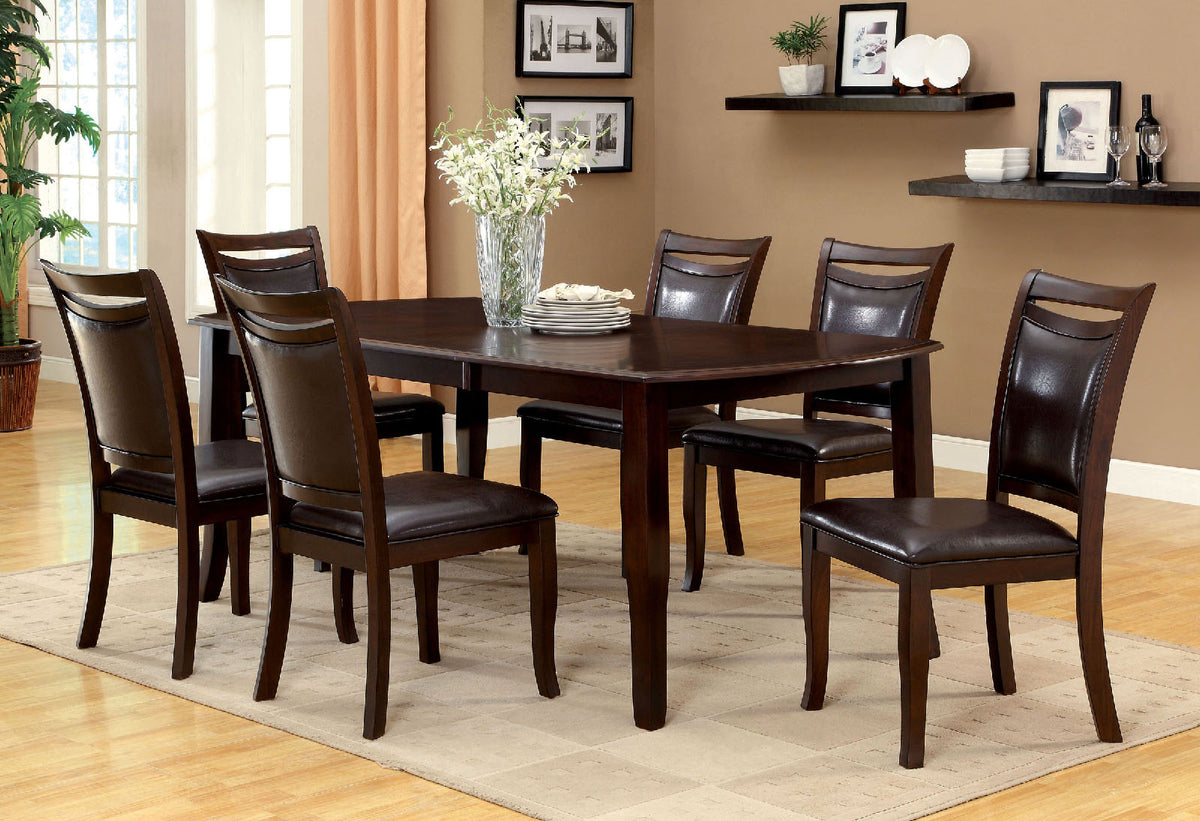 dark cherry dining set