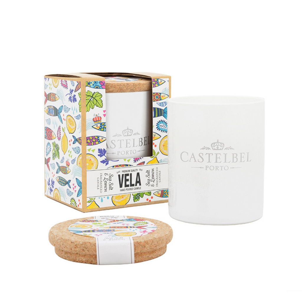 Castelbel Porto Sardine Collection Sea Salt and Lemon Soap On a Rope from  Castelbel