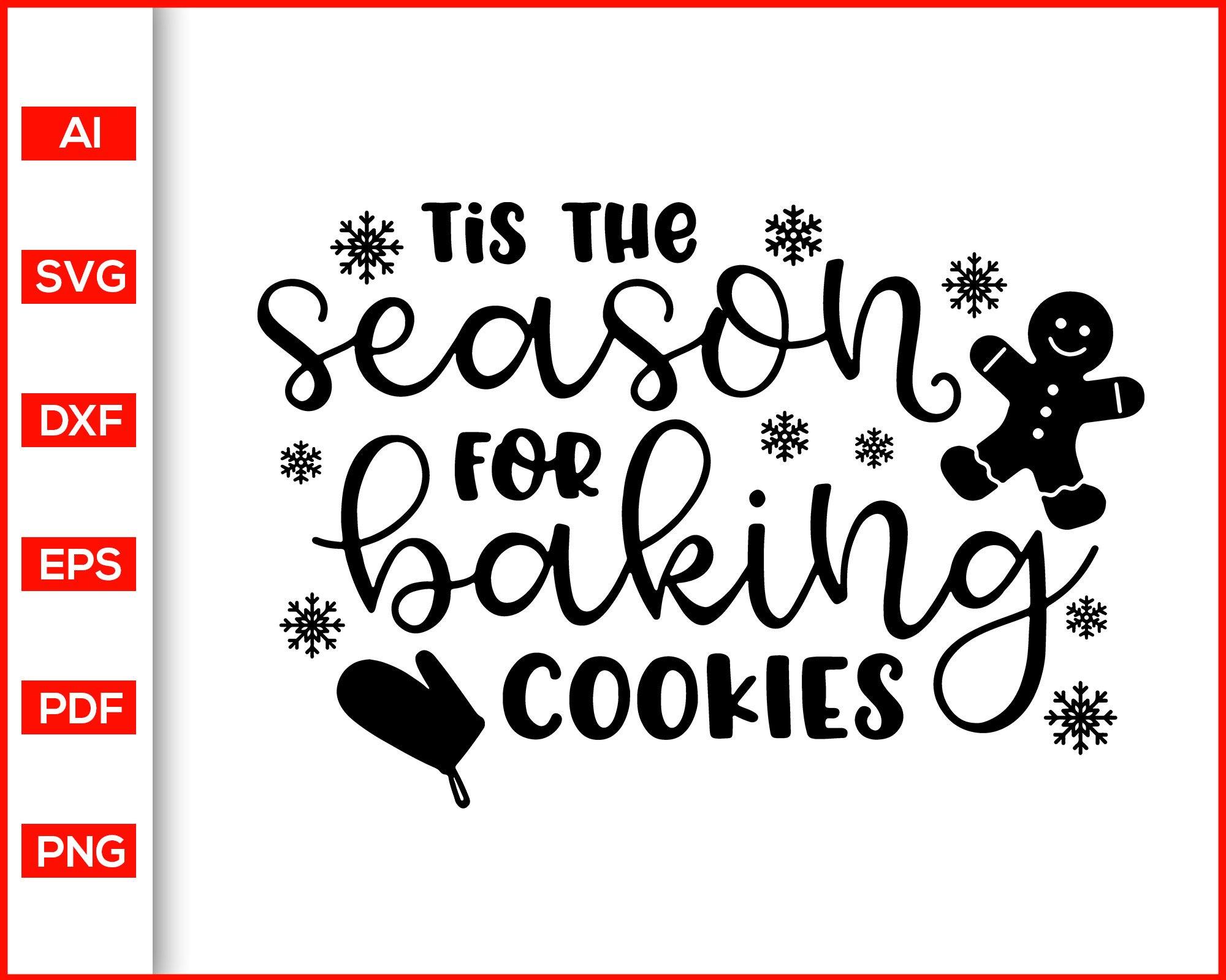 Download Tis The Season For Baking Cookies Svg Christmas Pot Holder Svg Pot H Editable Svg File