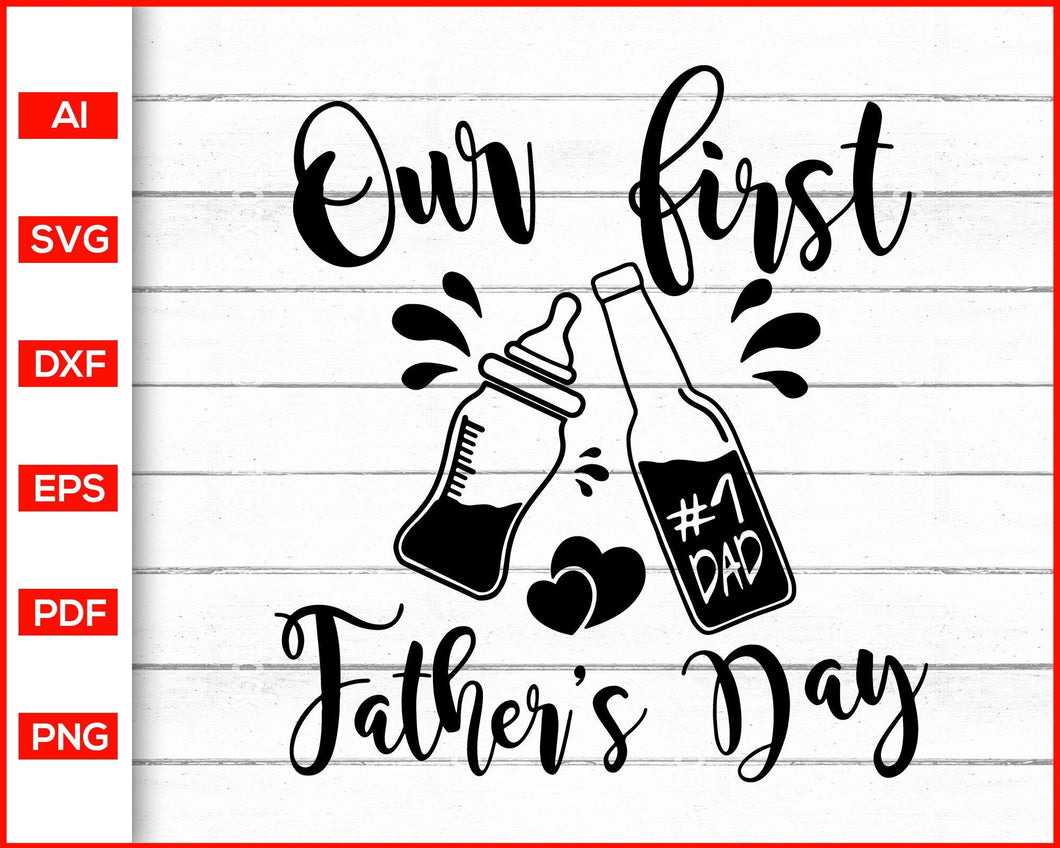 Free Free 208 Our First Father&#039;s Day Svg Free SVG PNG EPS DXF File