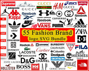 Download 55 Fashion Brand Logo Svg Bundle Gucci Adidas Nike Svg Puma Logo Supre Editable Svg File