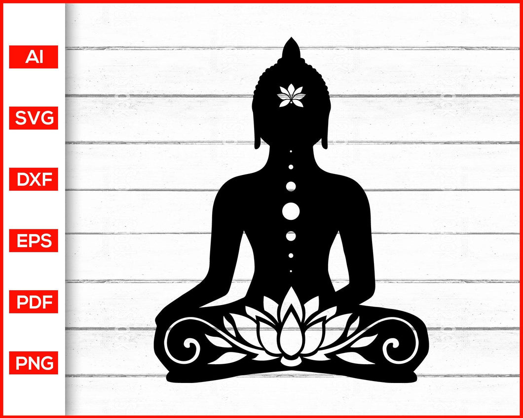 Download Yoga Svg Buddha Svg Meditation Svg Editable Svg File