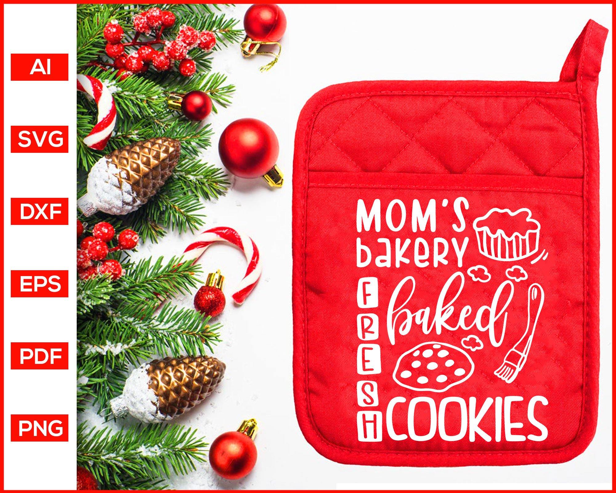 Download Moms Bakery Svg Christmas Pot Holder Svg Pot Holder Design Christma Editable Svg File