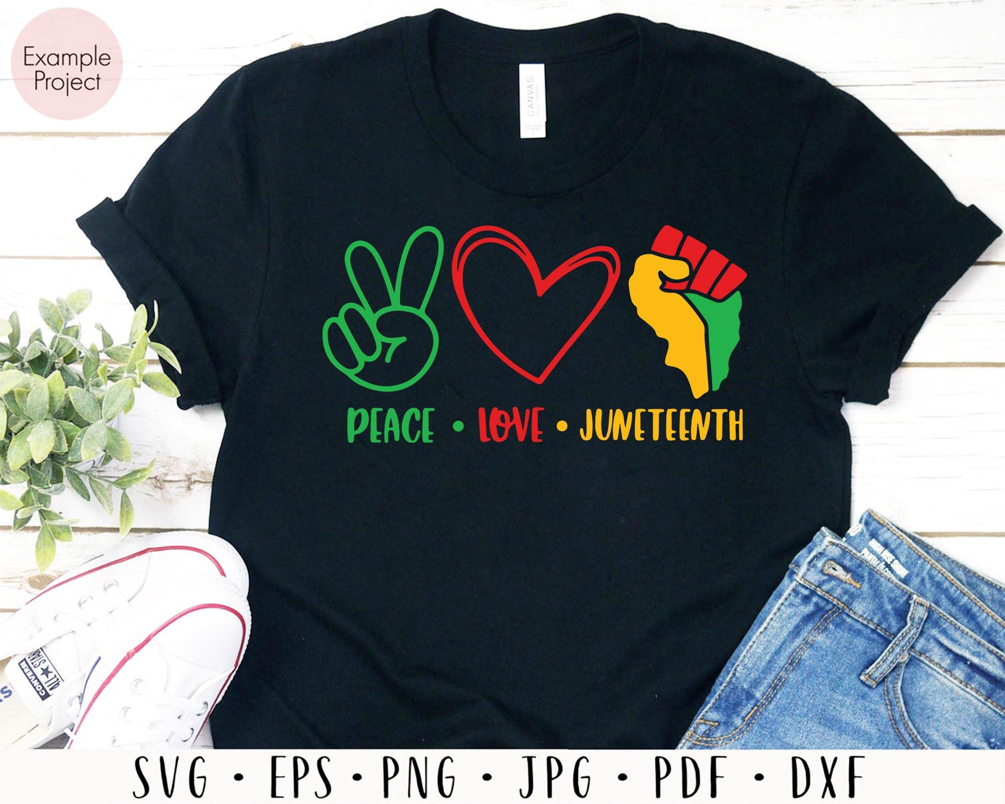 Free Free 306 Freedom Day Svg Peace Love Juneteenth Svg SVG PNG EPS DXF File