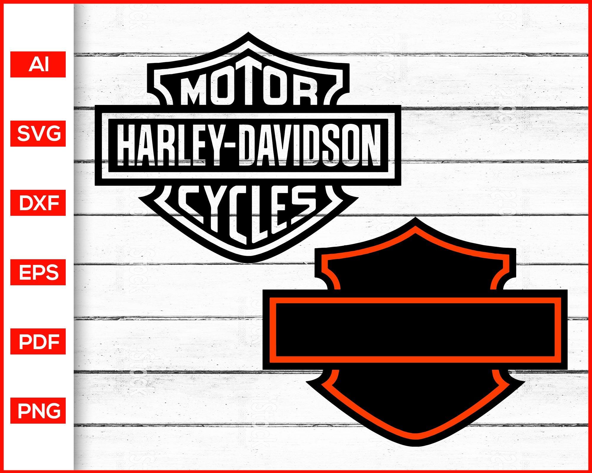 Harley Davidson Logo Svg Editable Svg File